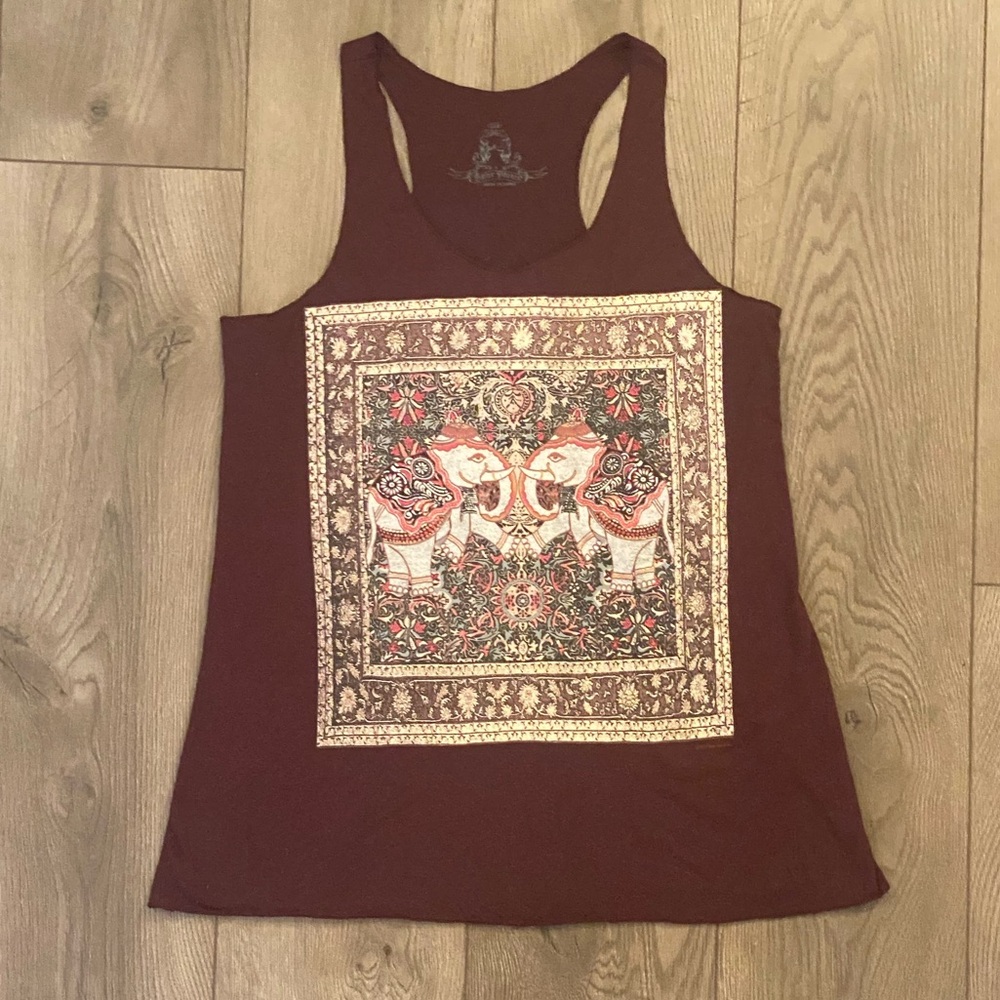 Bear Dance Elephant Graphic Tank Top